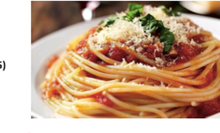 Pastagericht mit Tomatensoße